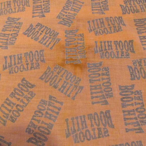 Vintage 1980's Boot Hill Bandana - Picture 3 of 4